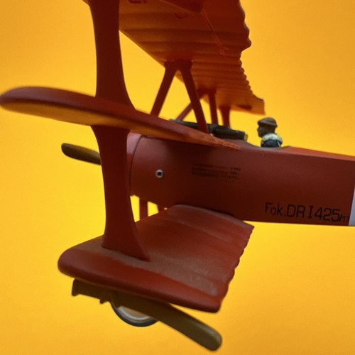 Matchbox Collectibles Diecast WWI FOKKER DR 1 Triplane Mattel Dinky 1:48 Scale - Picture 2 of 6