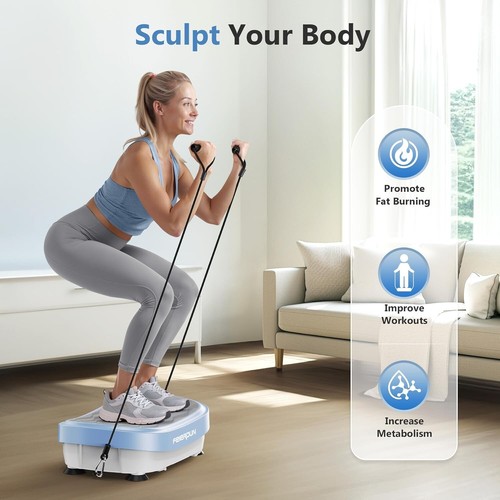 Whole Body Vibration Plate with Remote Control - Deep Relaxation and Pain Relief - Picture 5 of 10