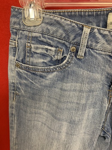 Girls Aeropostale Bayla Skinny Stressed Jeans-Size 5/6 Reg - Picture 2 of 23