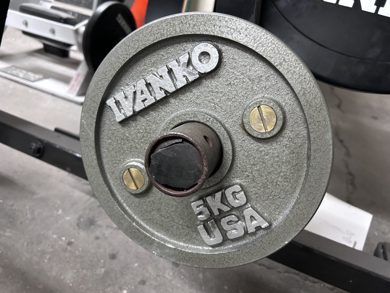 100 KG/220 LB in (20) 5 KG Calibrated Ivanko Olympic Weight Plates 1980
