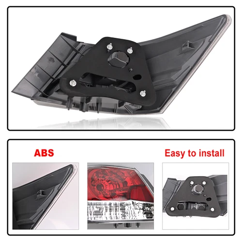 Fit 2008-2012 Honda Accord Sedan Rear Tail Light Halogen Lamp Driver Side - Picture 8 of 18