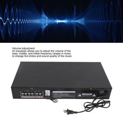 20-Band-Equalizer, Bluetooth, einstellbare Höhen, mittlere Bässe, unterstützt