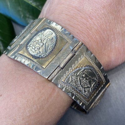 Taxco Mexico Vintage Bracelet Estate Fine Jewelry Pre-owned