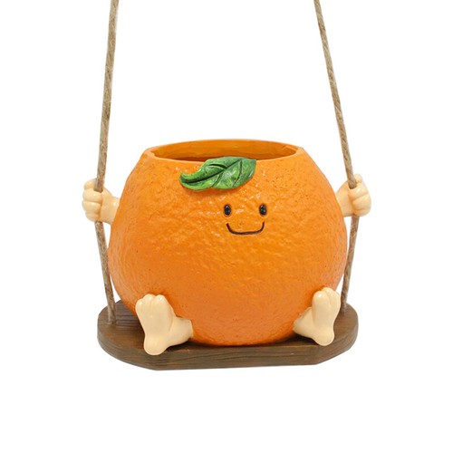Swing Face Planter Pot Hanging Swinging Smiley Planter Cute Planter _ha - Picture 8 of 9