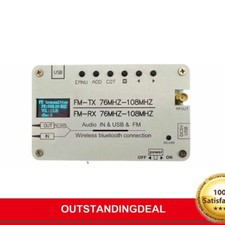 Vehicle Bluetooth Stereo FM Transmitter 100-500 Meters 76MHz-108MHz Transmit