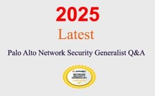 Palo Alto Networks Network Security Generalist Q A GUARANTEED 1 month update 