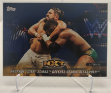 2018 Topps WWE NXT Blue /50 #13 Andrade Cedric Alexander wrestling card