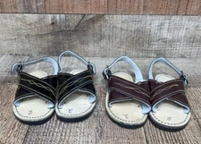 Baby/ Boy Walker Leather Sandals crossed design Traditional Huarache cruzado