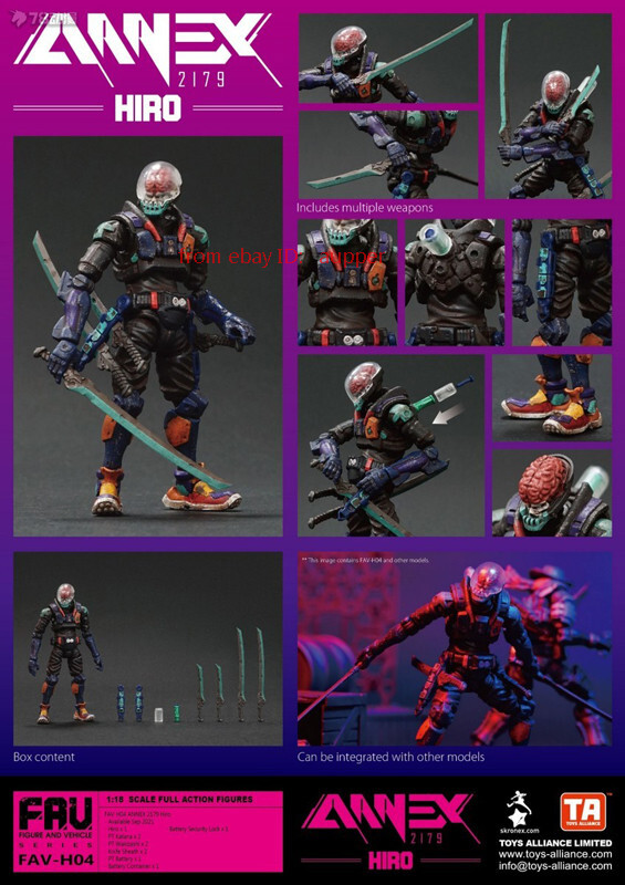 Acid Rain World 1/18 Fav-H04 Annex2179 Series Hiro Action Figure