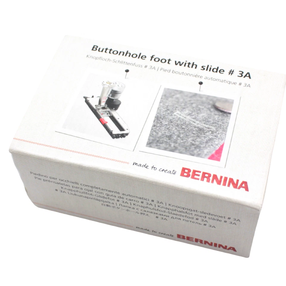 Bernina Buttonhole Foot with Slide #0312507101 (#3A) Genuine New Style Machine - Image 3 of 3