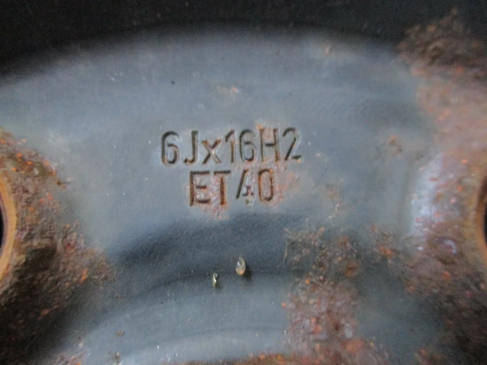Stahlfelgen Winterreifen 205 55 Audi A4 A6 VW Passat 3B 3BG 6x16 ET40 5x112 - Bild 3 von 4
