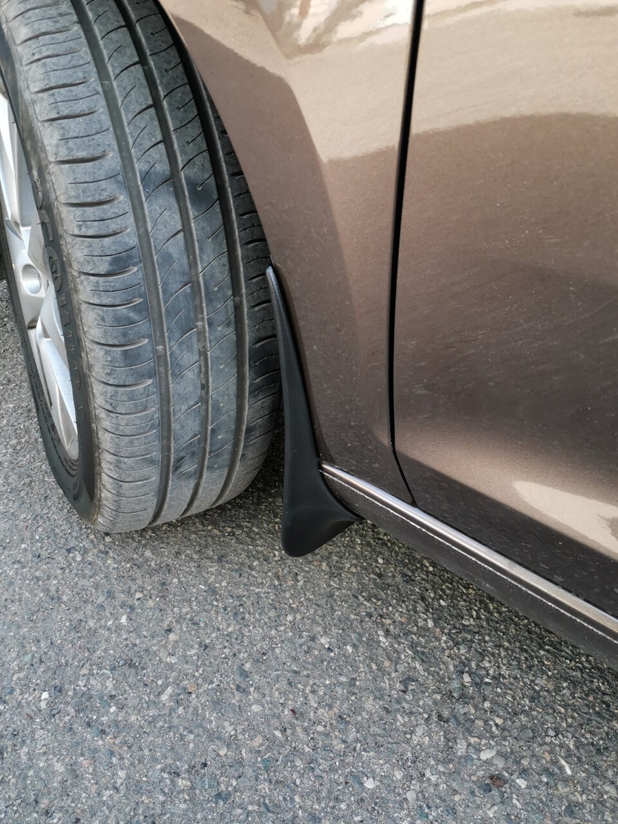 Kit De 4 Garde-Boue Anti-Salissures Noir Pour Citroën Saxo - Caoutchouc - Neuf Sous Emballage