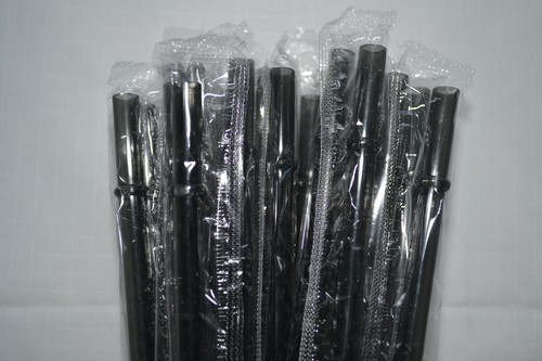 Cannucce riutilizzabili trasparenti tinta unita plastica acrilica 9” con anelli senza BPA sigillate - Foto 15 di 21