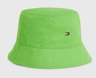 TOMMY HILFIGER TH Flag Bucket Hat Hut Spring Lime grün