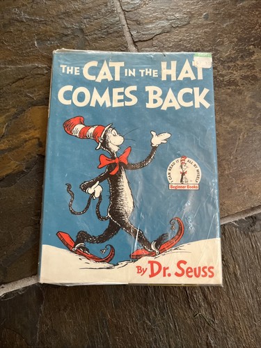 Vintage Dr. Seuss 1st Ed 1958 The Cat in the Hat Comes Back w/Dust Jacket 9/10! - Picture 17 of 18