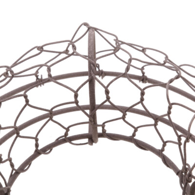 Geardeangloow 26cm Eisendraht-Kranzrahmen - Rustikaler Sukkulenten Topf Für Innen & Außen