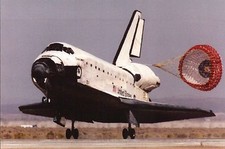 NASA Space Shuttle Discovery at Edwards Air Force Base California, CA - Postcard