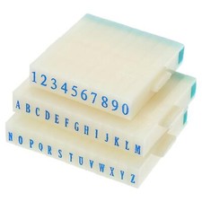 Detachable Number Letter Stamp Plastic 4mm Font Size 6 Numeral 0-9 Alphabet A-Z