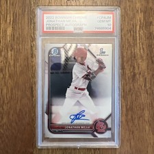 PSA 10 Jonathan Mejia 2022 Bowman 1st Chrome Rookie Auto