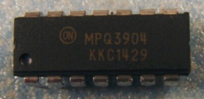 MPQ3904 - MOTOROLA - Bipolar (BJT) Transistor Array 4 NPN (Quad) #96-9