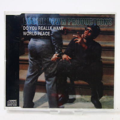 Music Musik Maxi CD Boogie Down Productions   Do You Really Want World Peace Gut