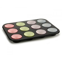 Backformen Muffinform FüR 12 Muffins Muffin Backblech +72 PapierbackföRmchen