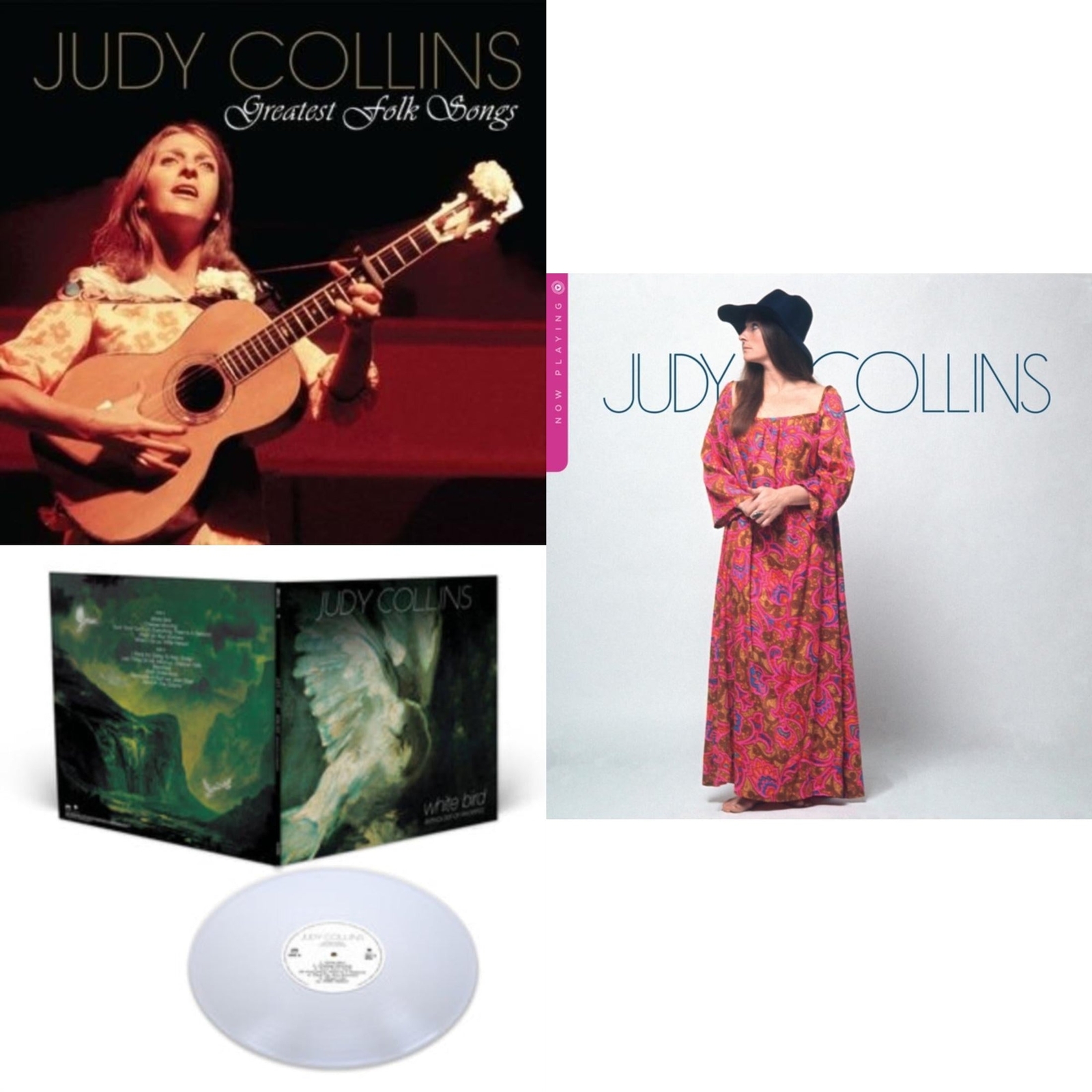 Judy Collins - Greatest Folk Songs & White Bird - Anthology Of Favorites (White