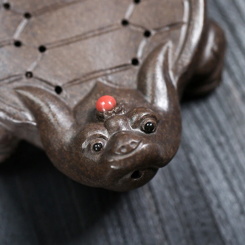 Turtle Design Holder For Tea Pot Yixing Clay Mat Creative Water Reservoir Mat - Image 3 of 4