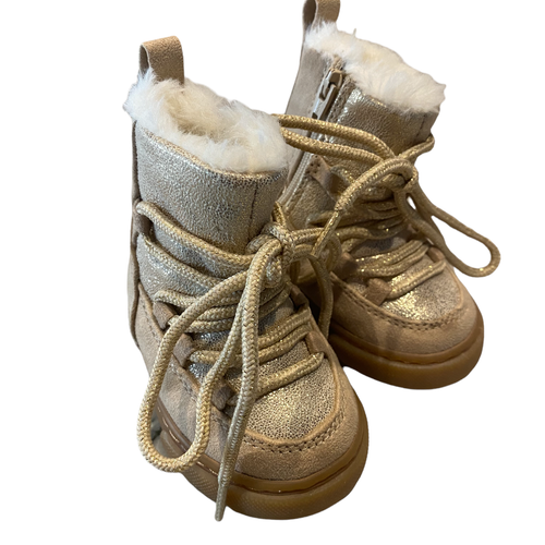 NWOT Gymboree Metallic Gold Infant Cold weather boots Size 2 eBay