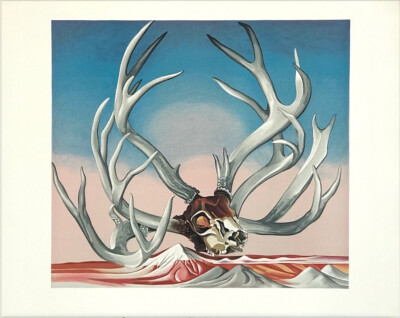 Georgia O'Keeffe FROM THE FARAWAY NEARBY 1937 Lithograph