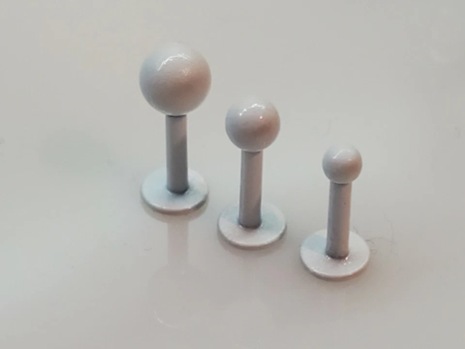 18g, 16g, 14g, Hélice, Tragus, Triple delantero, Anillo, Joyería, Cartílago, Perno Foto 4 de 4