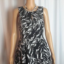 Express Black and White Dress Size 4 - z(p
