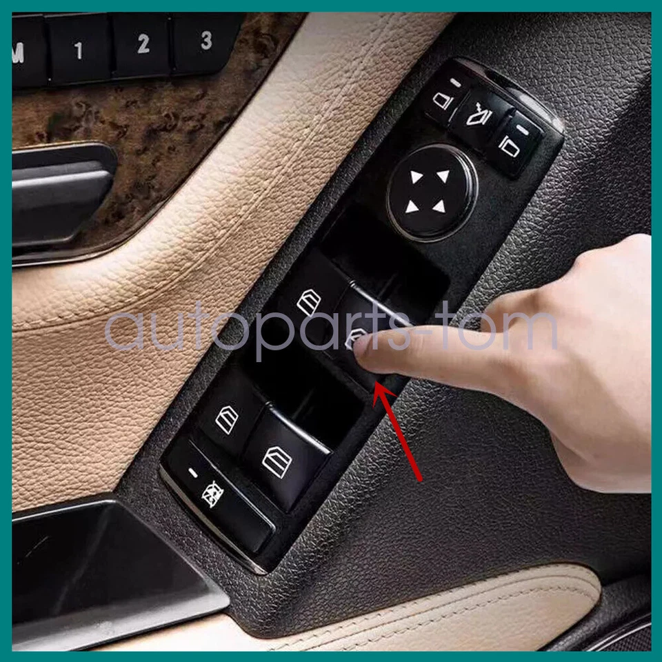 Adhesivo radio ventana aire acondicionado dirección puerta botón reparación coche Mercedes Benz NUEVO Foto 4 de 4