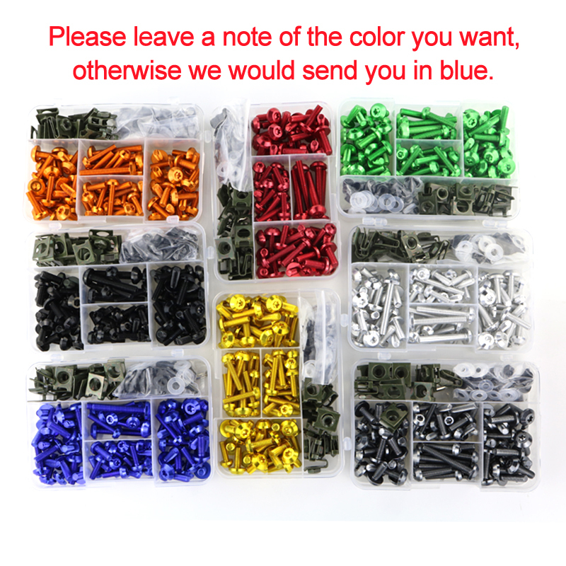 CNC Fairing Bolt Kit Bodywork Screws Fit For Kawasaki Ninja ZX10R