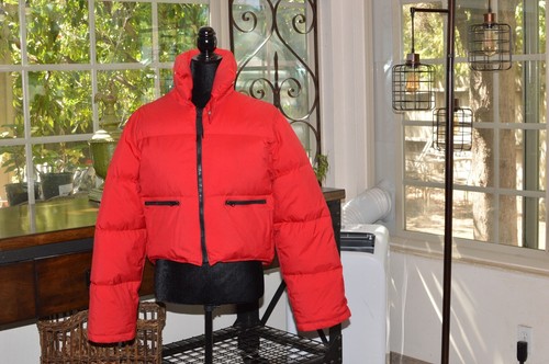 Banana Republic jacket Womens Large outdoor zip up Goose Down Puffer*