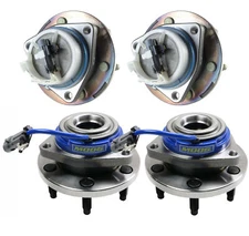 Moog Front & Rear Wheel Bearing and Hub Assemblies Kit For Cadillac CTS SRX