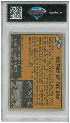1962 Topps Mars Attacks VICTIMS OF THE BUG #38 💎 DSG 7 NM - Picture 2 of 2