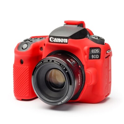 Easycover Camera Case Schutzhülle für Canon 90D - Rot, NEW