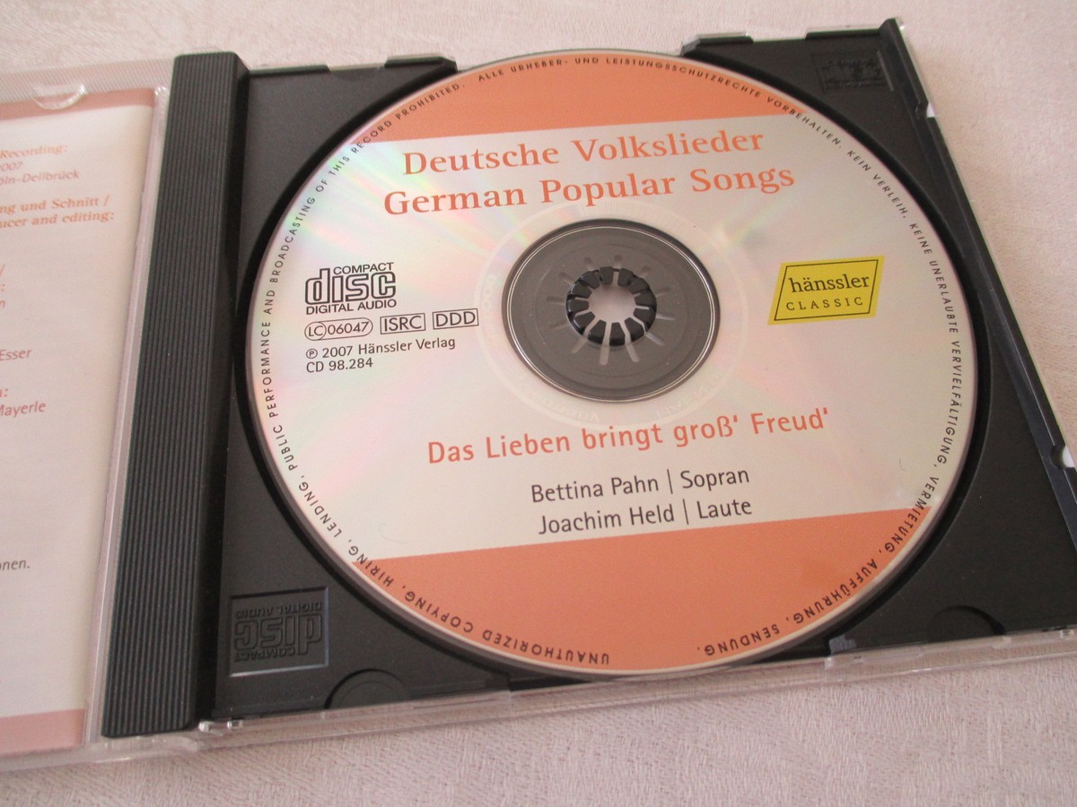 Deutsche Volkslieder - German Popular Songs - Bettina Pahn