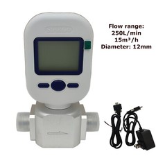 Digital Gas Flow Meter Gas Mass Air Nitrogen Oxygen Flow Rate Meter 250L/min US