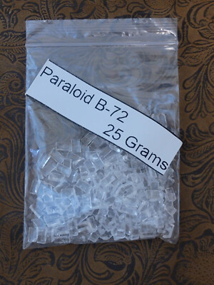 Paraloid B-72 25 Grams Granules - Conductive Paint, Fossils, Varnish, & more! ზ