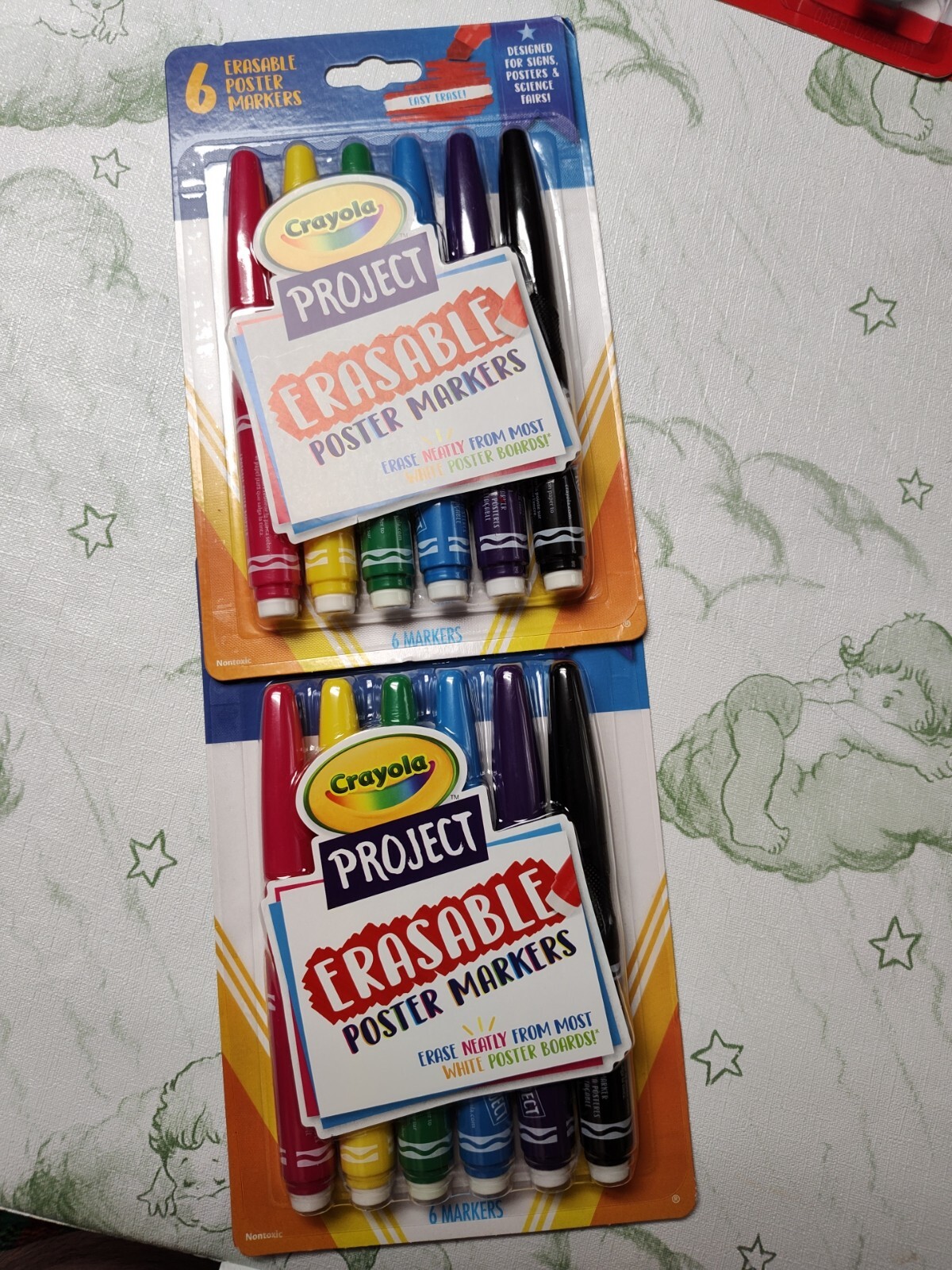 12 Crayola Erasable Poster Markers, Poster Board Markers, Cool School Supplies