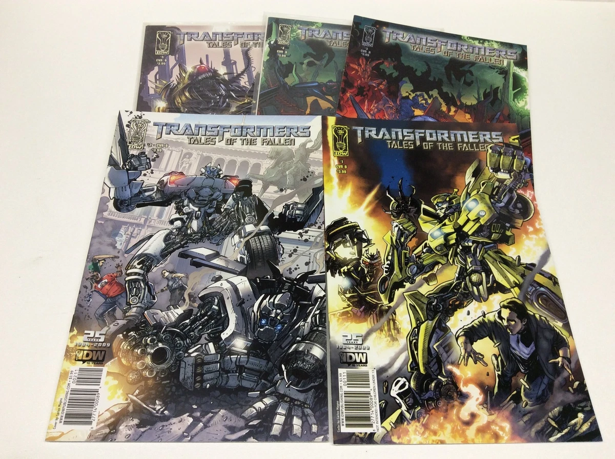 TRANSFORMERS TALES OF THE FALLEN 1 5 IDW MOVIE 021666 COMPLETE