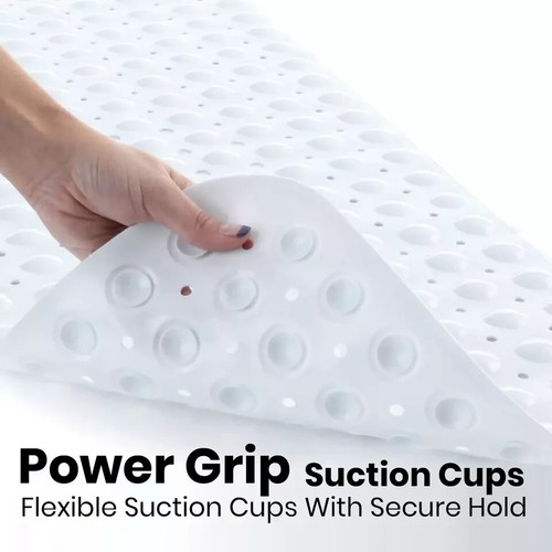 Extra große Badematte rutschfest Badewanne starke Saugkraft Anti-Schimmel Gummi Duschmatte - Bild 4 von 44