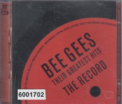 BEE GEES ''Their Greatest Hits - The Record'' 2CD Best Of