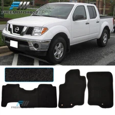 For 05-10 Nissan Frontier Nylon Floor Mats Carpets Black 3PC