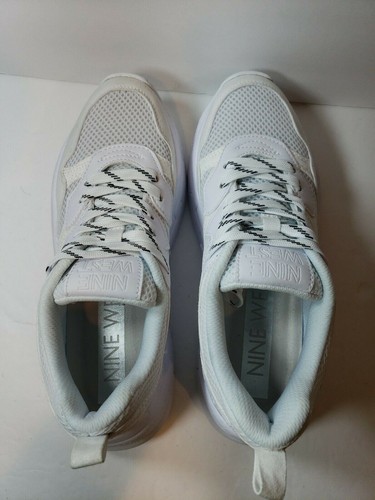 Nine West Womens White Sneakers Taybre2 - Size 7.5 - Picture 8 of 9