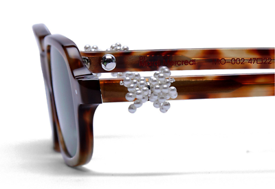 ●Mardi Mercredi● SQUARE SUNGLASSES M.O-002_TORTOISE Mardi Mercredi SQUARE SUNGLASSES M.O-002_TORTOISE + Ribbon