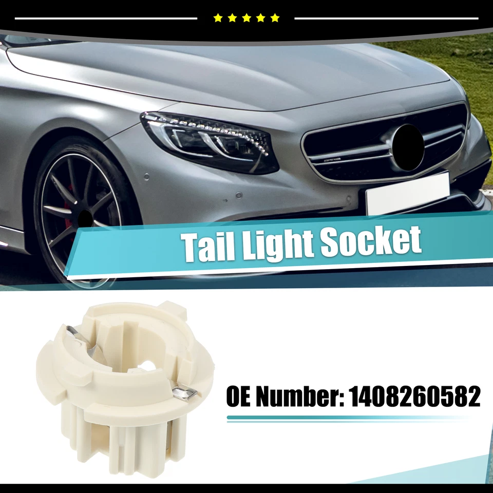 1408260582 Tail Light Socket Side Marker Lamp Socket for Mercedes-Benz S430 S500 - Image 2 of 4