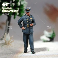 1/72 Scene Props WWII British Soldier Miniatures Figures Model For Cars Vehicles